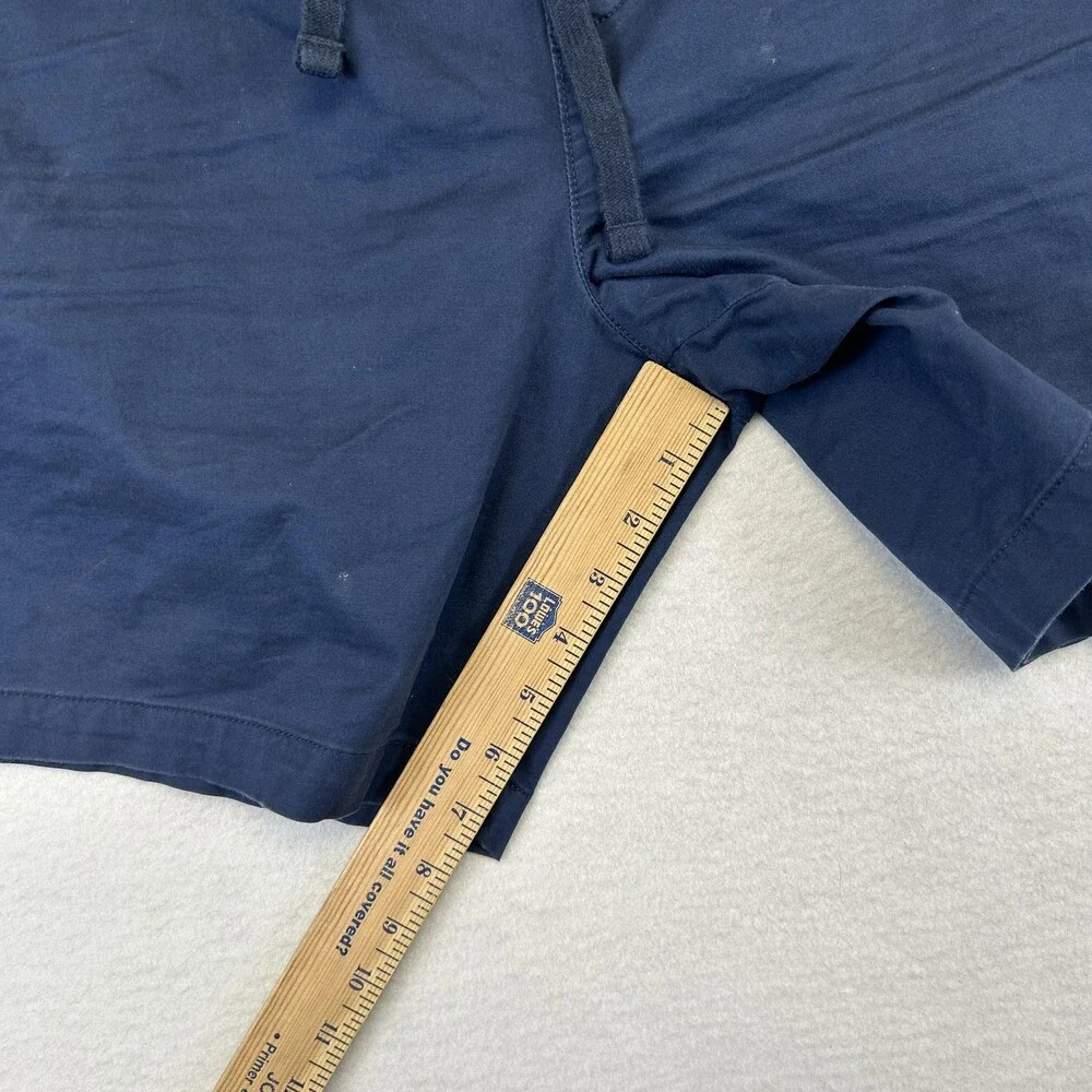Banana Republic Chino Shorts Mens XL Blue Stretch Drawstring 7